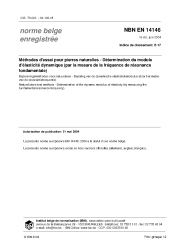 NBN EN 14146:2004