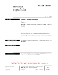 UNE-EN 13920-10:2003 (R2019)