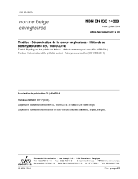 NBN EN ISO 14389:2014