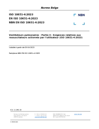 NBN EN ISO 10651-4:2023