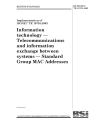 BS ISO/IEC TR 10735:1993