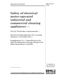 BS 5415-2.2:Supplement No. 1:1986