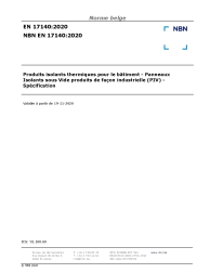 NBN EN 17140:2020