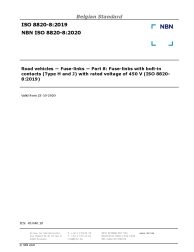 NBN ISO 8820-8:2020