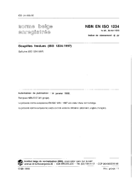 NBN EN ISO 1234:1998