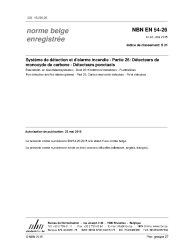 NBN EN 54-26:2015