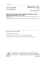 NBN EN ISO 11140-1:2009