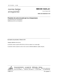 NBN EN 16224+A1:2014