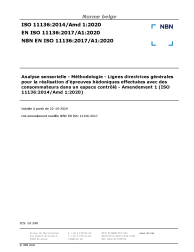 NBN EN ISO 11136:2017/A1:2020