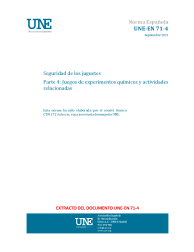 UNE-EN 71-4:2021