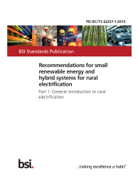 PD IEC/TS 62257-1:2013