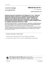 NBN EN ISO 20776-1:2006