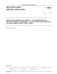 NBN ISO 21782-2:2020