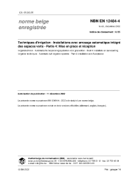 NBN EN 12484-4:2002