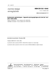NBN EN ISO 10940:2009