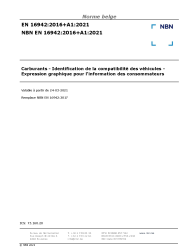 NBN EN 16942:2016+A1:2021