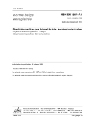 NBN EN 1807+A1:2009