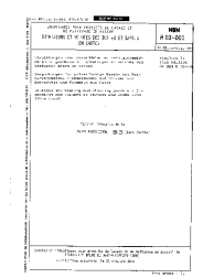 NBN H 03-001:1978