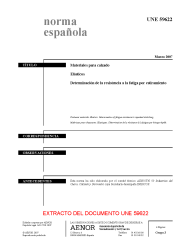 UNE 59622:2007 (R2019)