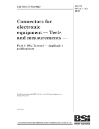 BS EN 60512-1-100:2006