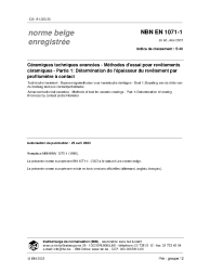 NBN EN 1071-1:2003