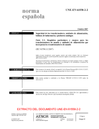UNE-EN 61558-2-2:2007