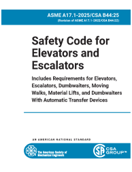 ASME A17.1-2025/CSA B44:25