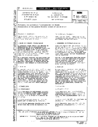NBN T 95-501:1984