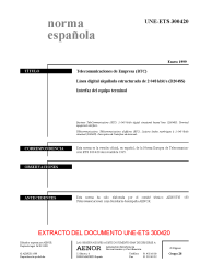 UNE-ETS 300420:1999