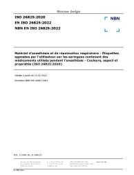 NBN EN ISO 26825:2022