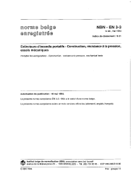 NBN EN 3-3:1994