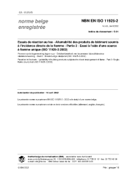 NBN EN ISO 11925-2:2002