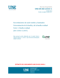 UNE-EN ISO 24343-1:2012