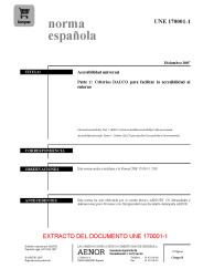 UNE 170001-1:2007 (R2015)