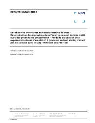 CEN/TS 16663:2016