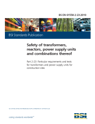 BS EN 61558-2-23:2010