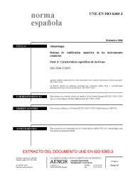 UNE-EN ISO 6360-3:2006 (R2010)