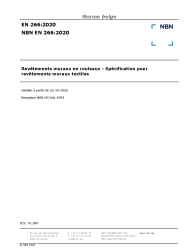NBN EN 266:2020
