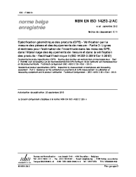 NBN EN ISO 14253-2/AC:2013