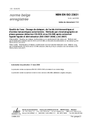 NBN EN ISO 23631:2006