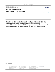 NBN EN ISO 18830:2018