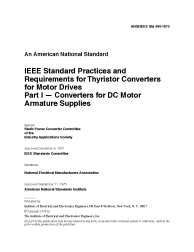 IEEE 444:1973 (R1992)
