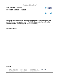 NBN ISO 13061-15:2021