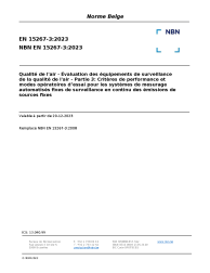 NBN EN 15267-3:2023