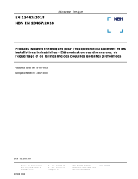 NBN EN 13467:2018