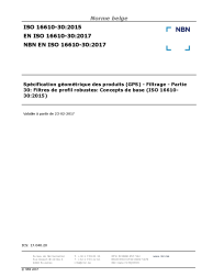 NBN EN ISO 16610-30:2017