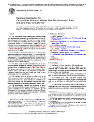 ASTM A1064/A1064M-22