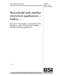 BS EN 60335-2-17:2002+A2:2009