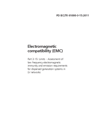 PD IEC/TR 61000-3-15:2011