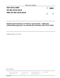 NBN EN ISO 4519:2016